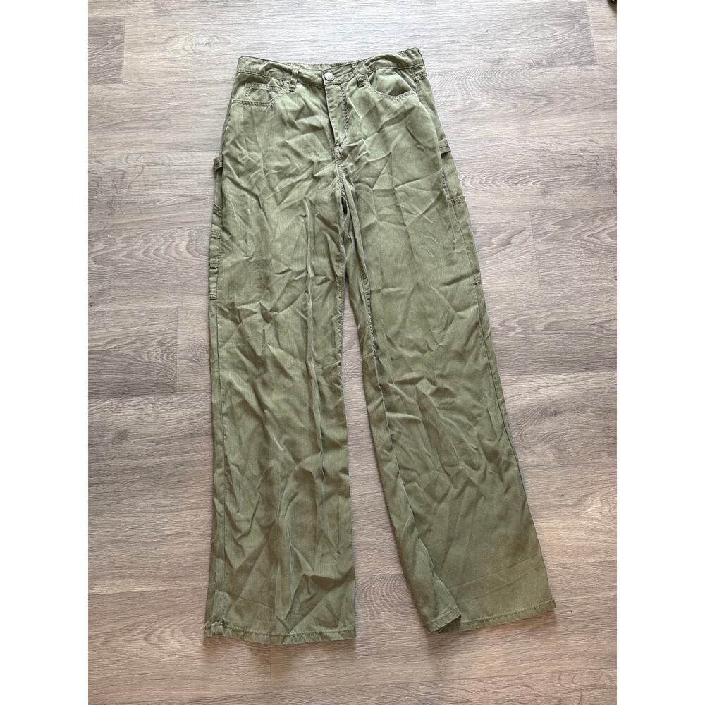 Kut From The Kloth size 6 army green lyocell pants